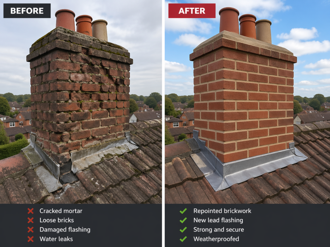 Professional chimney repairs in Harborne